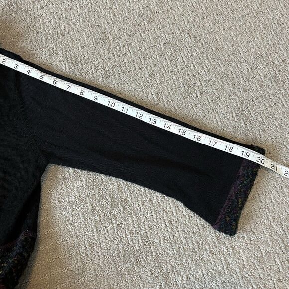 Anthropologie Curio Dress Women’s XS Black Purple Cowl Neck Whimsigoth Witchy - Picture 13 of 13